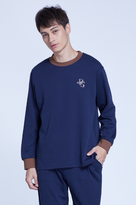 MONOGRAM刺繡圖騰男用居家上衣(共2色)