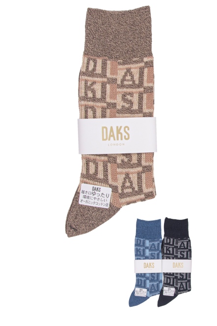 DAKS Monogram毛料男襪(3色)