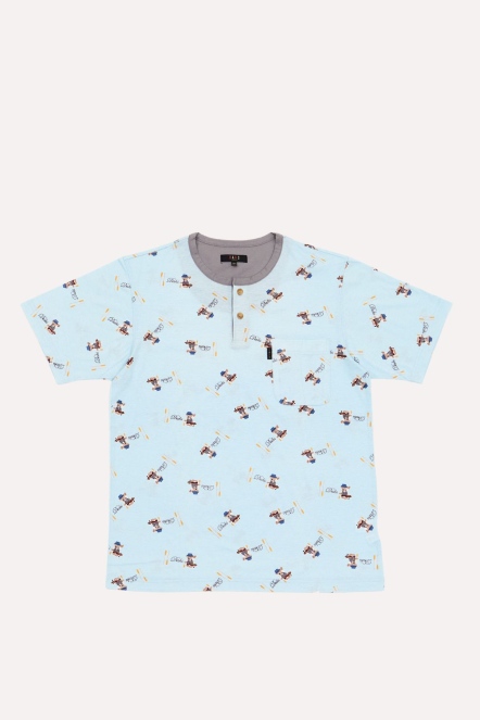 船槳泰迪熊居家服上衣