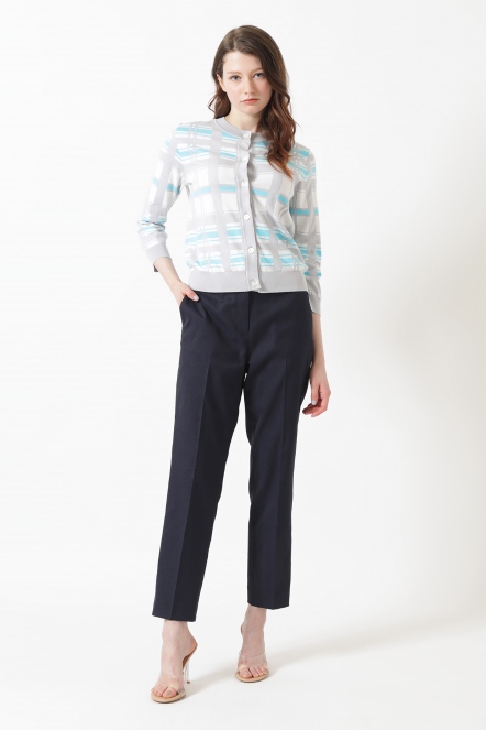 [ 50週年 ] 紀念格紋開襟針織衣