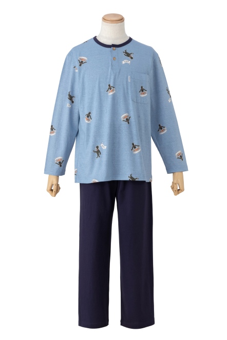 DAKS × Yoko Nagamiya茶杯泰迪熊男性居家服套裝