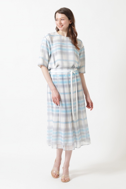 [ 50週年 ] 紀念格紋長裙