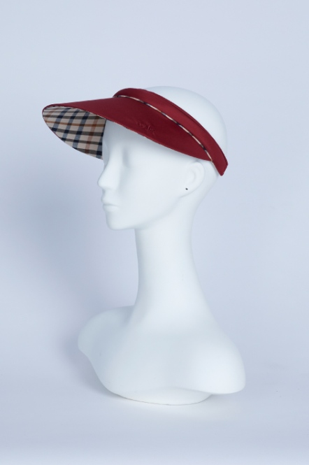 經典格紋滾邊遮陽帽(4色)